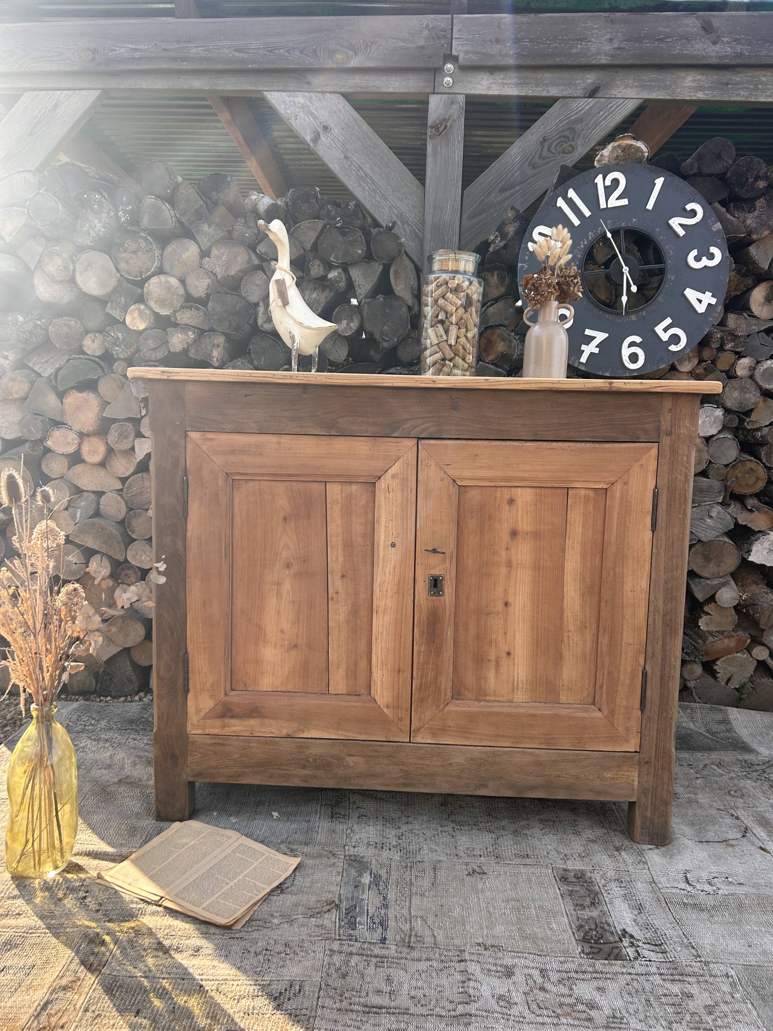 Renovated wooden sideboard