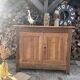 Renovated wooden sideboard
