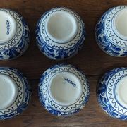 Bols série de six Korond céramique Roumanie XXème