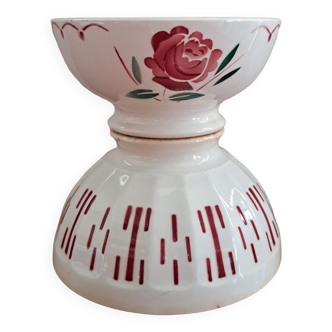 Duo of stenciled bowls