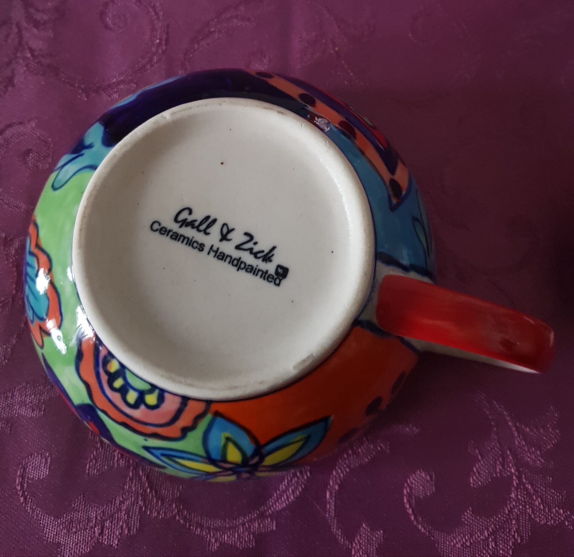 Teapot and cup set, brand Gall&Zick.