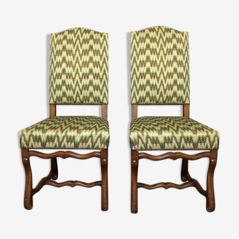 Pair of chairs Louis XIII