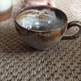 Set of 4 stoneware cups