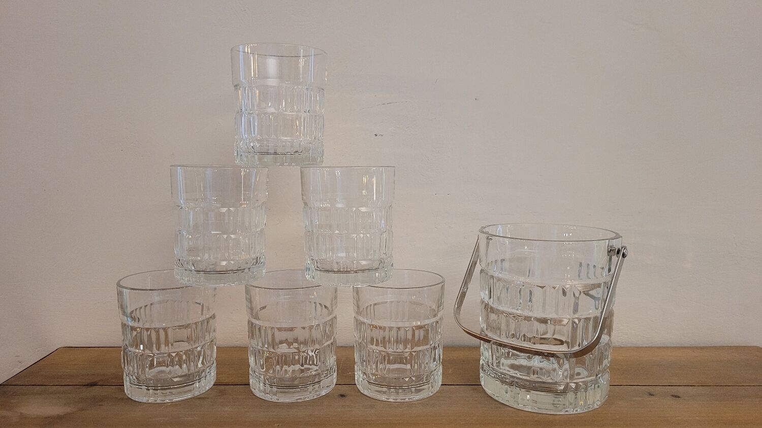 80's whisky glasses