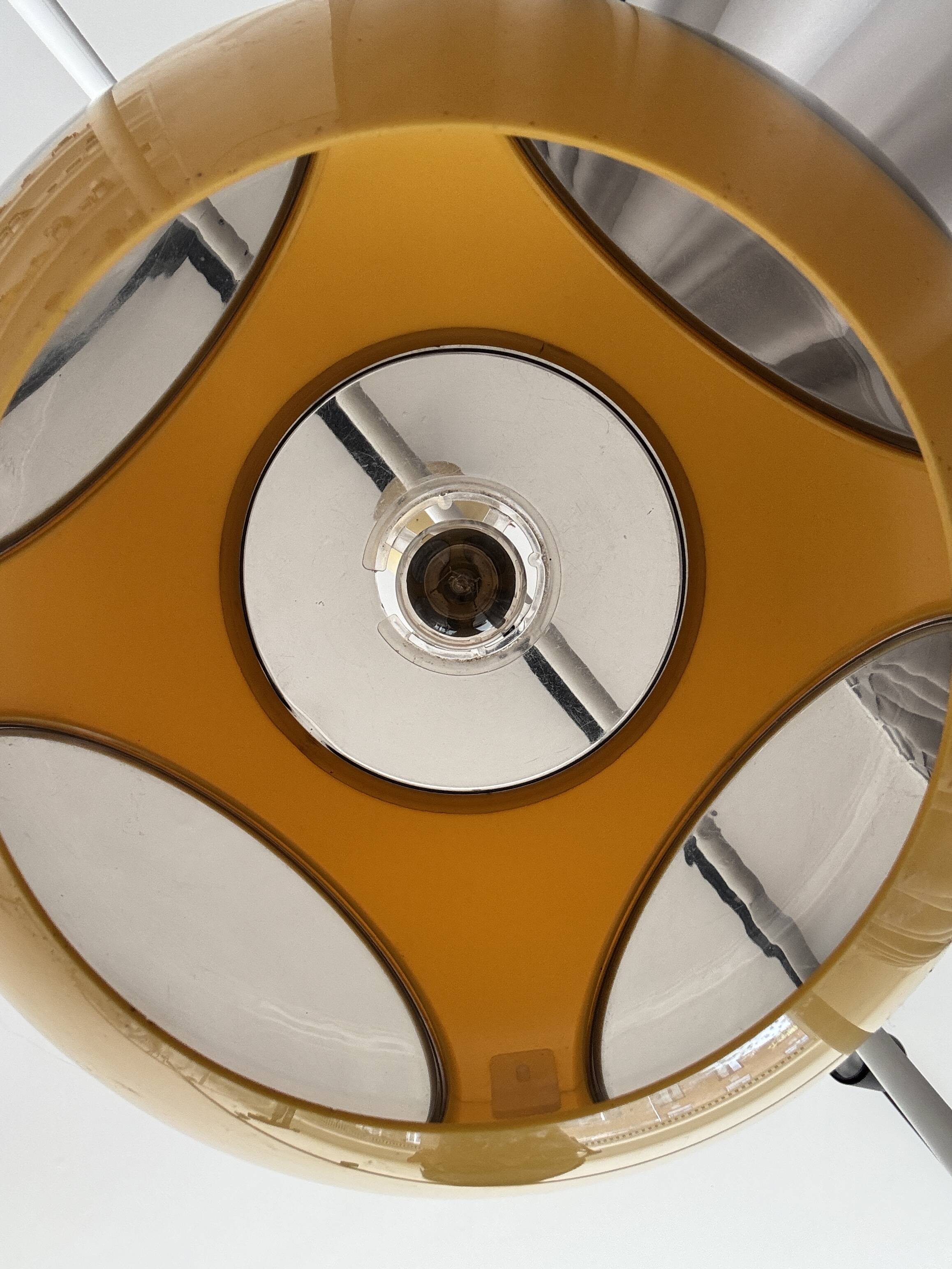 Vintage 1970s Massive Bug Eye Space Age Pendant Lamp