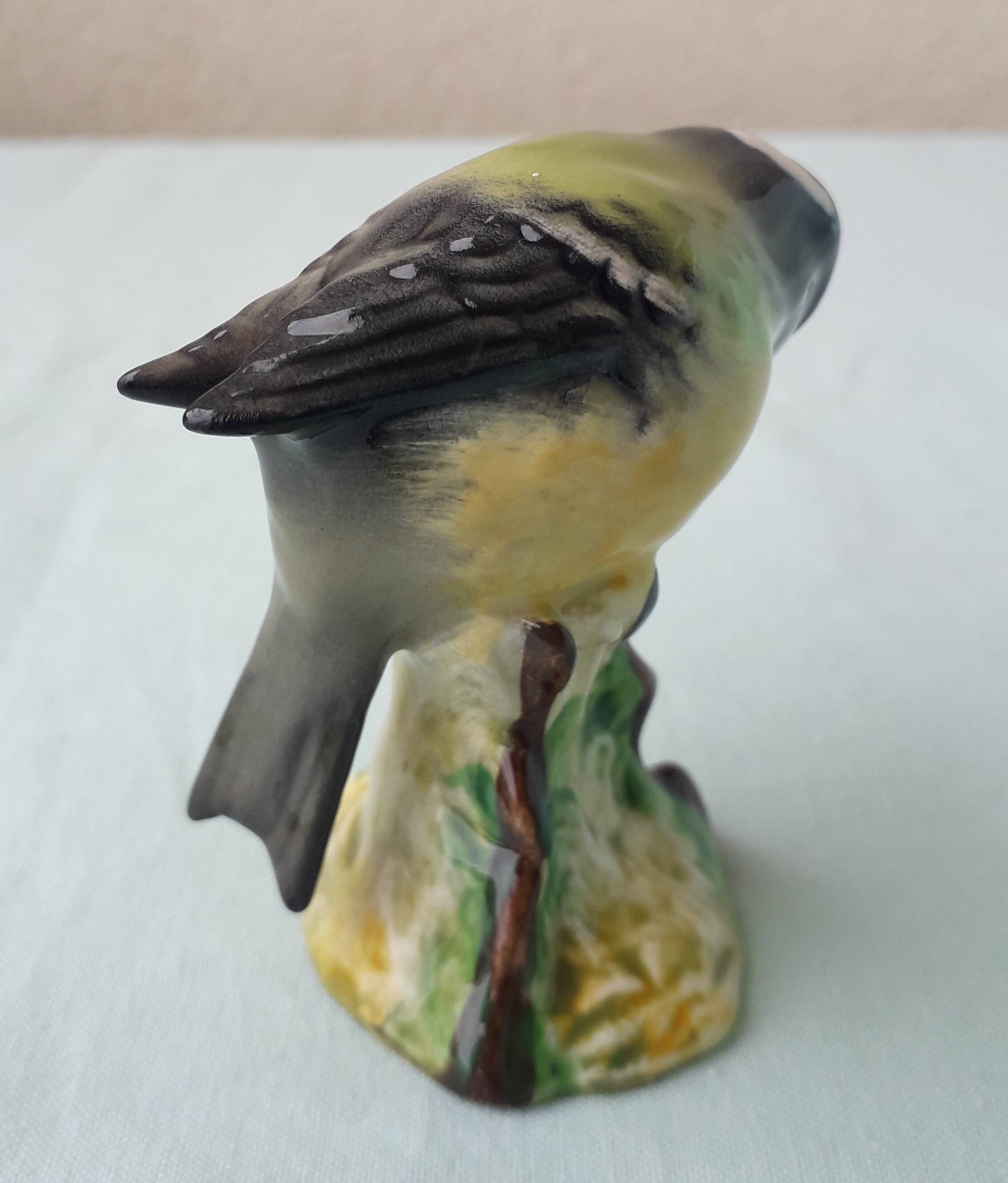 Oiseau mésange en céramique