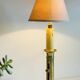 Vintage Solid Brass Candlestick Lamp