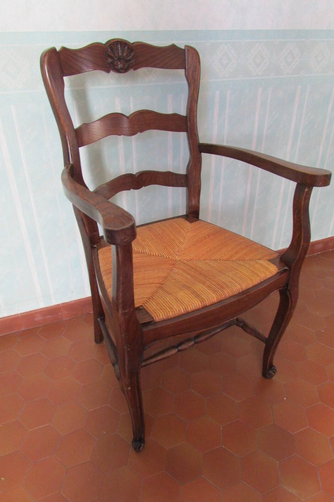 Grandfather's straw armchair