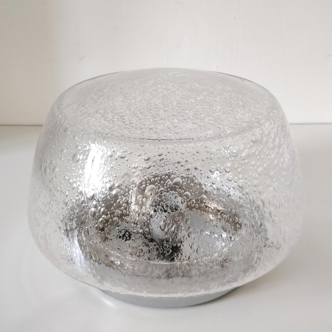 Vintage glass bubble waterpaper applied