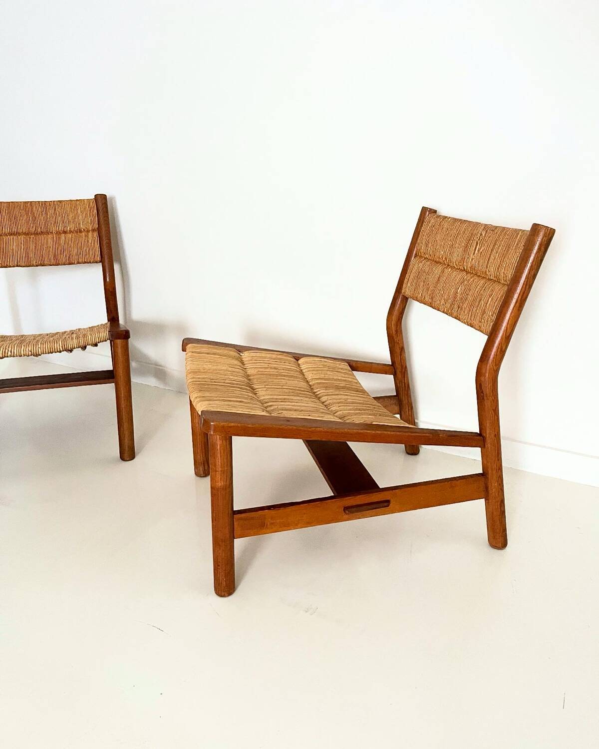 Pair of weekend armchairs by Pierre Gautier Dalaye 1955
