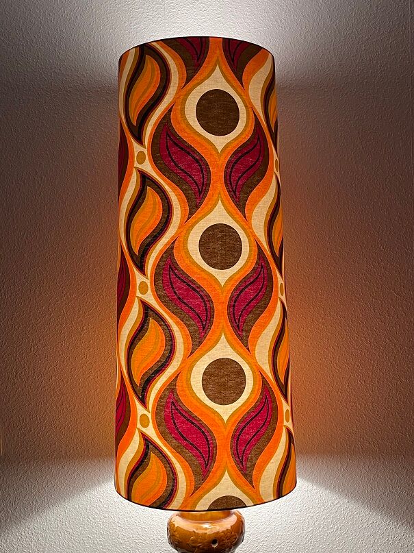 Floor lamp Lucifer vintage lampshade