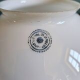 Art Deco suspension in white opaline, Val Saint-Lambert, 1920-30