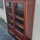 Antique glass-fronted Louis XVI library