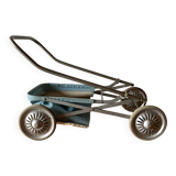 Poussette vintage pliable pour poupée