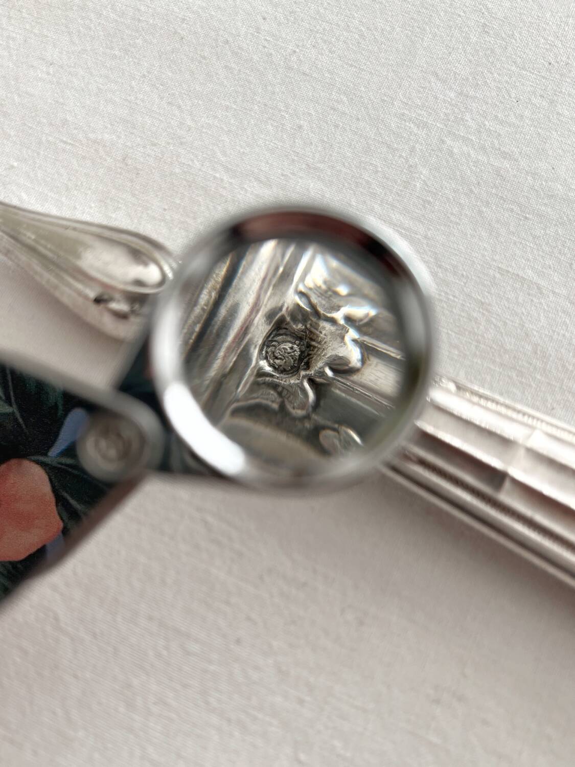 Antique silver and silver-plated fish serving cutlery