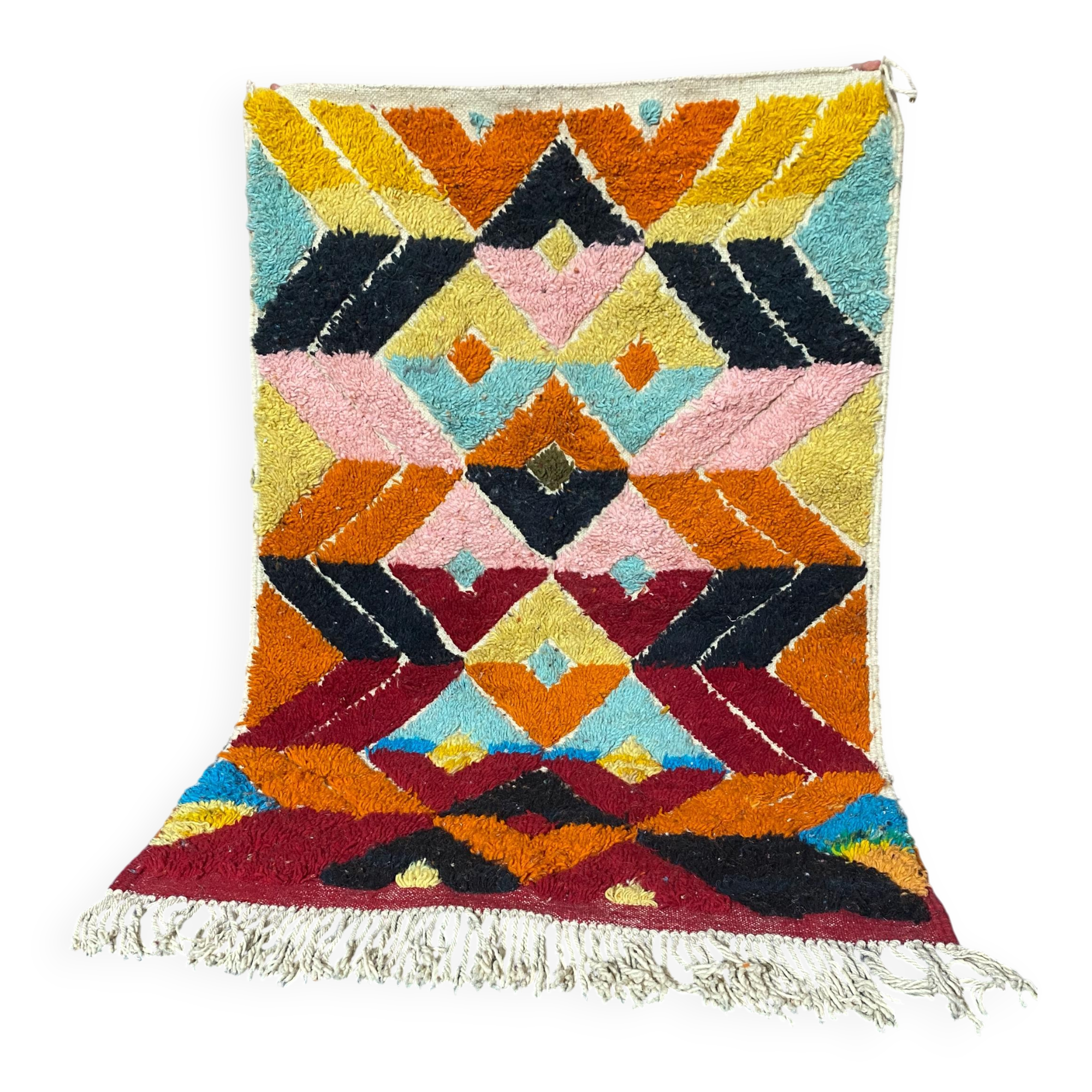 Natural handmade Moroccan rug 3 x 2 m