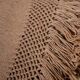 Handwoven blanket 100% pure mocha llama wool