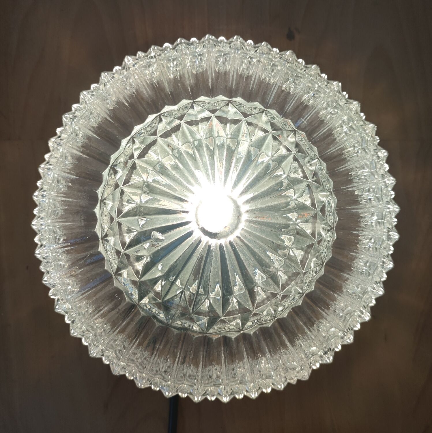 Glass ceiling lamp