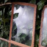 Industrial arched metal windows L73xH110 19th century glass roof