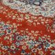 Vintage oriental rug in predominantly red/beige tones with a stunning pattern, 236x170 cm