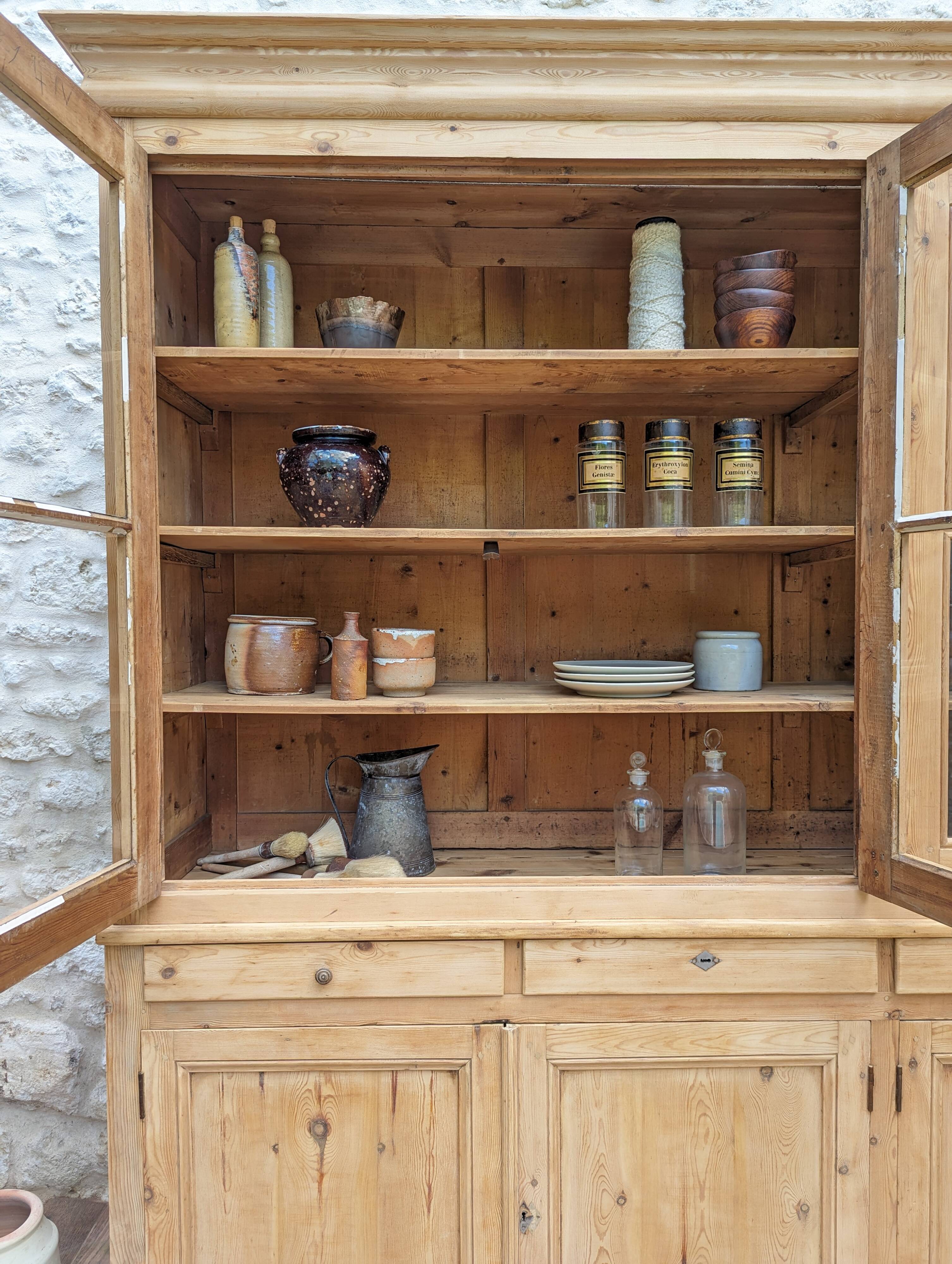 Old glazed furniture