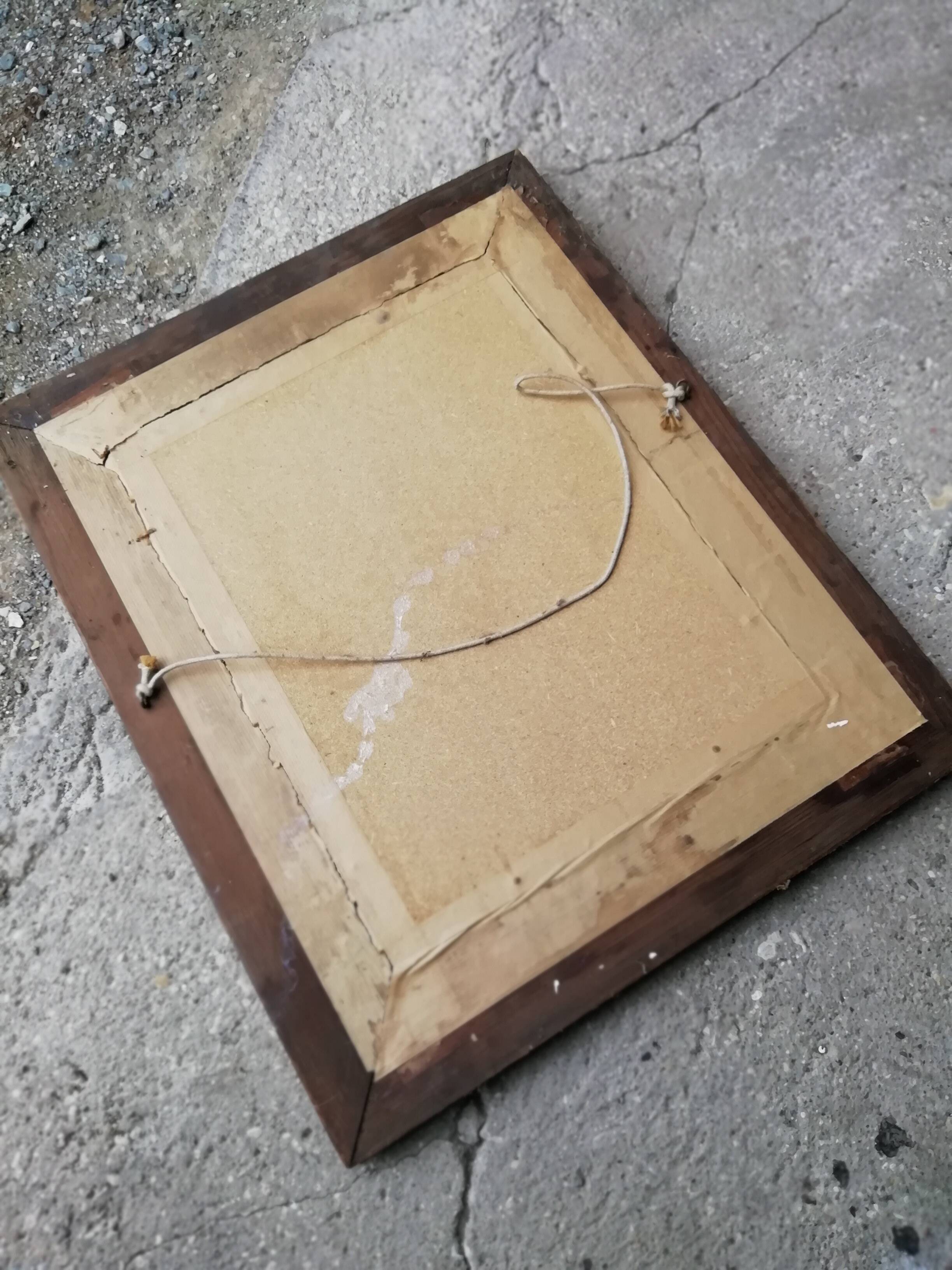 Old Mirror 50s - 40x20cm