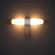 Vintage wall lamp in white ceramic, design, Italy, 1950s