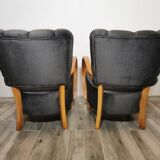 Armchairs by Jindřich Halabala, 1950s, Set of 2