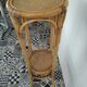 Sellette porte plante rotin vintage