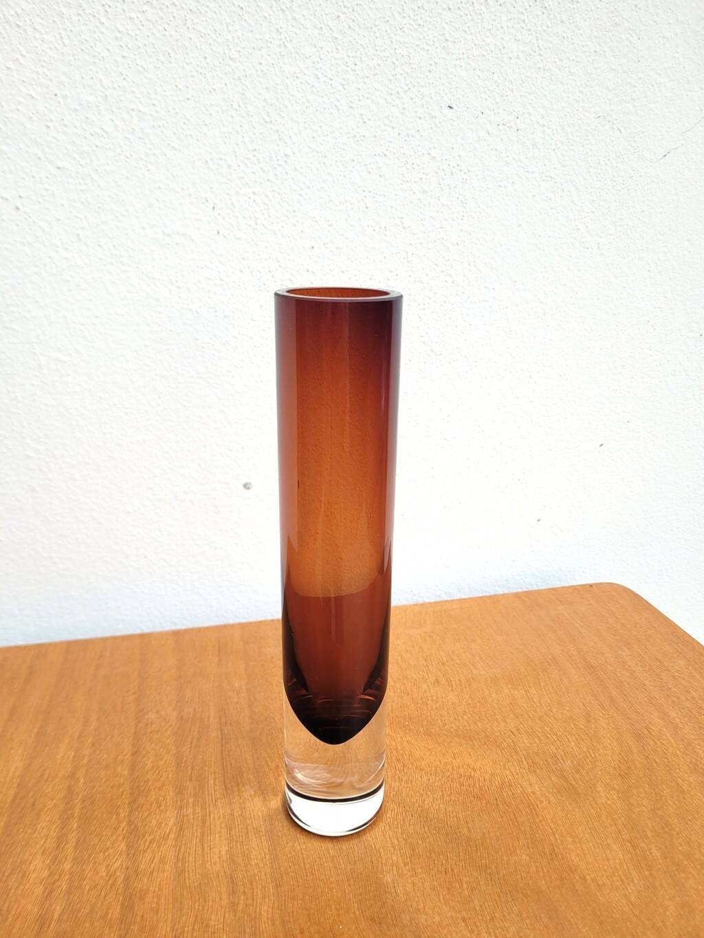 70s style bronze soliflore vase