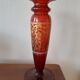 Vase en verre rouge XIXème