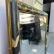Beveled mirror empire mahogany