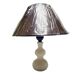 Art Deco alabaster bedside lamp, Belgium, 1950s
