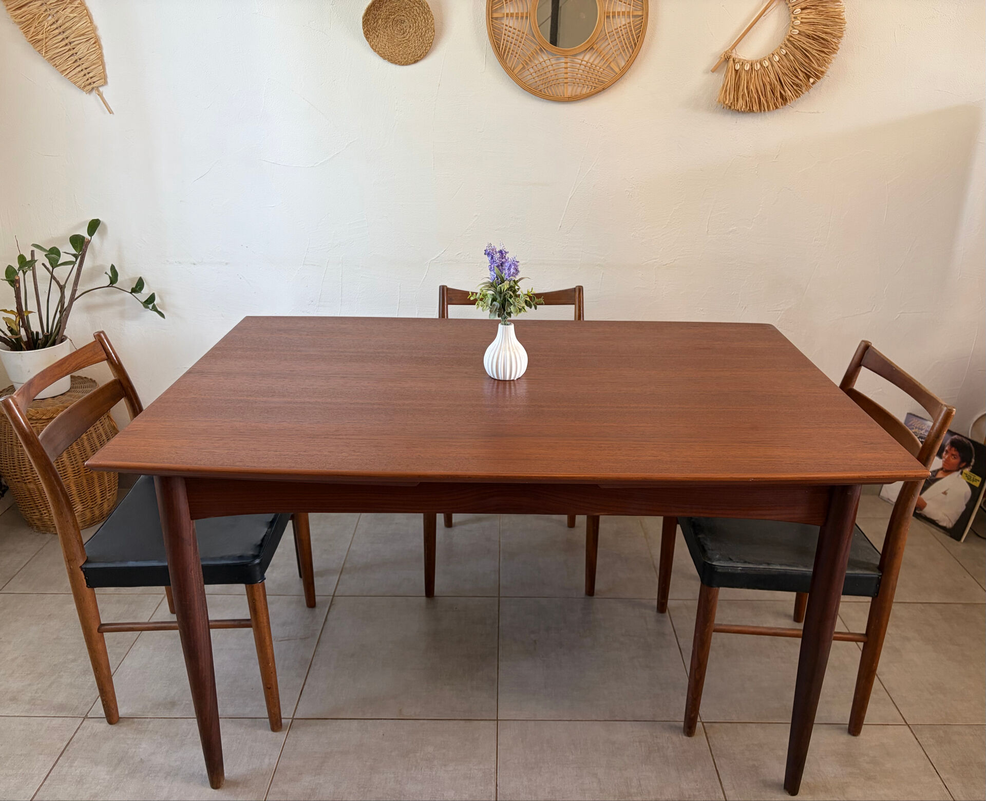Scandinavian teak table Samcom