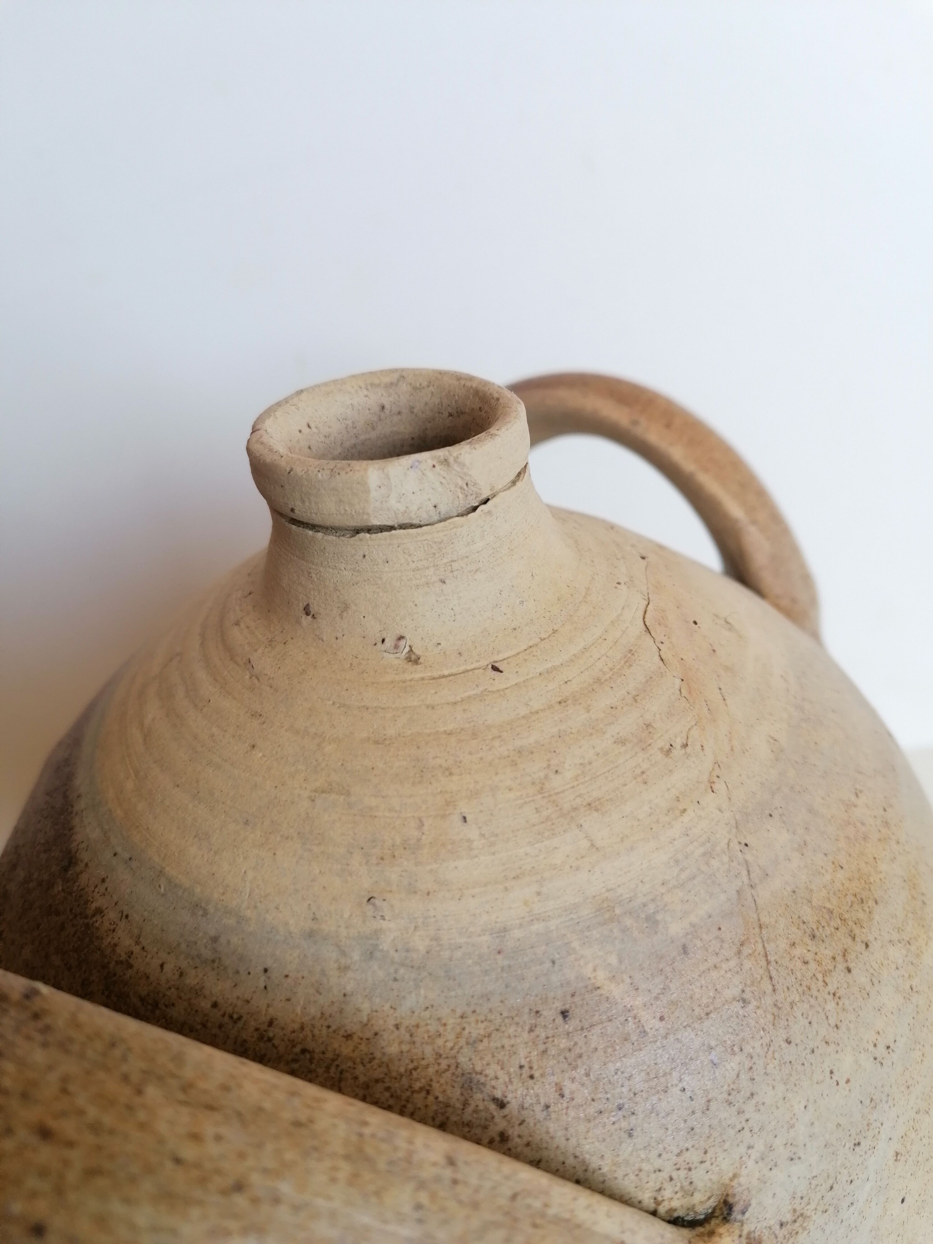 Ancient sandstone jar