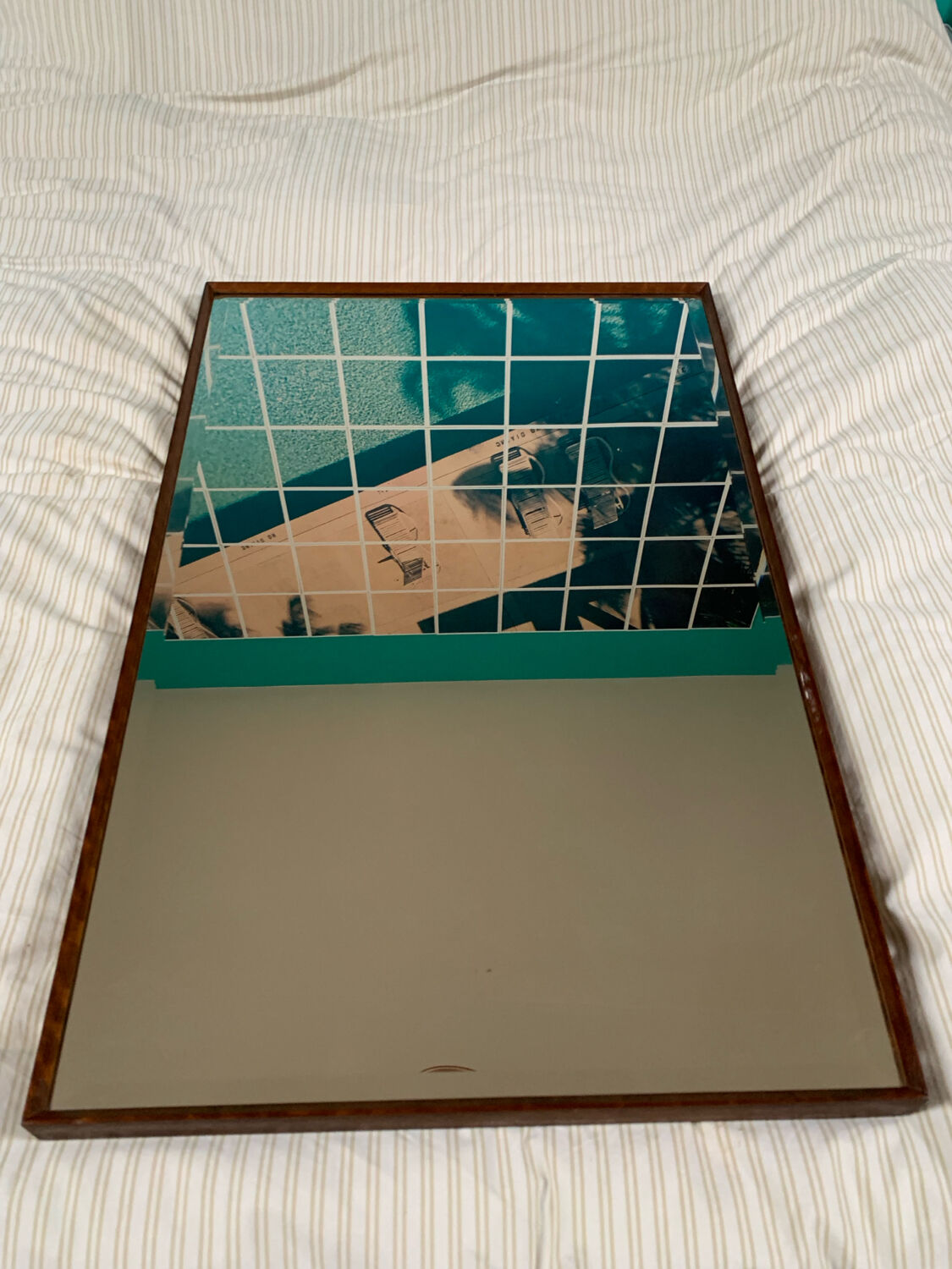 Vintage Scandinavian Mirror - Mid Century