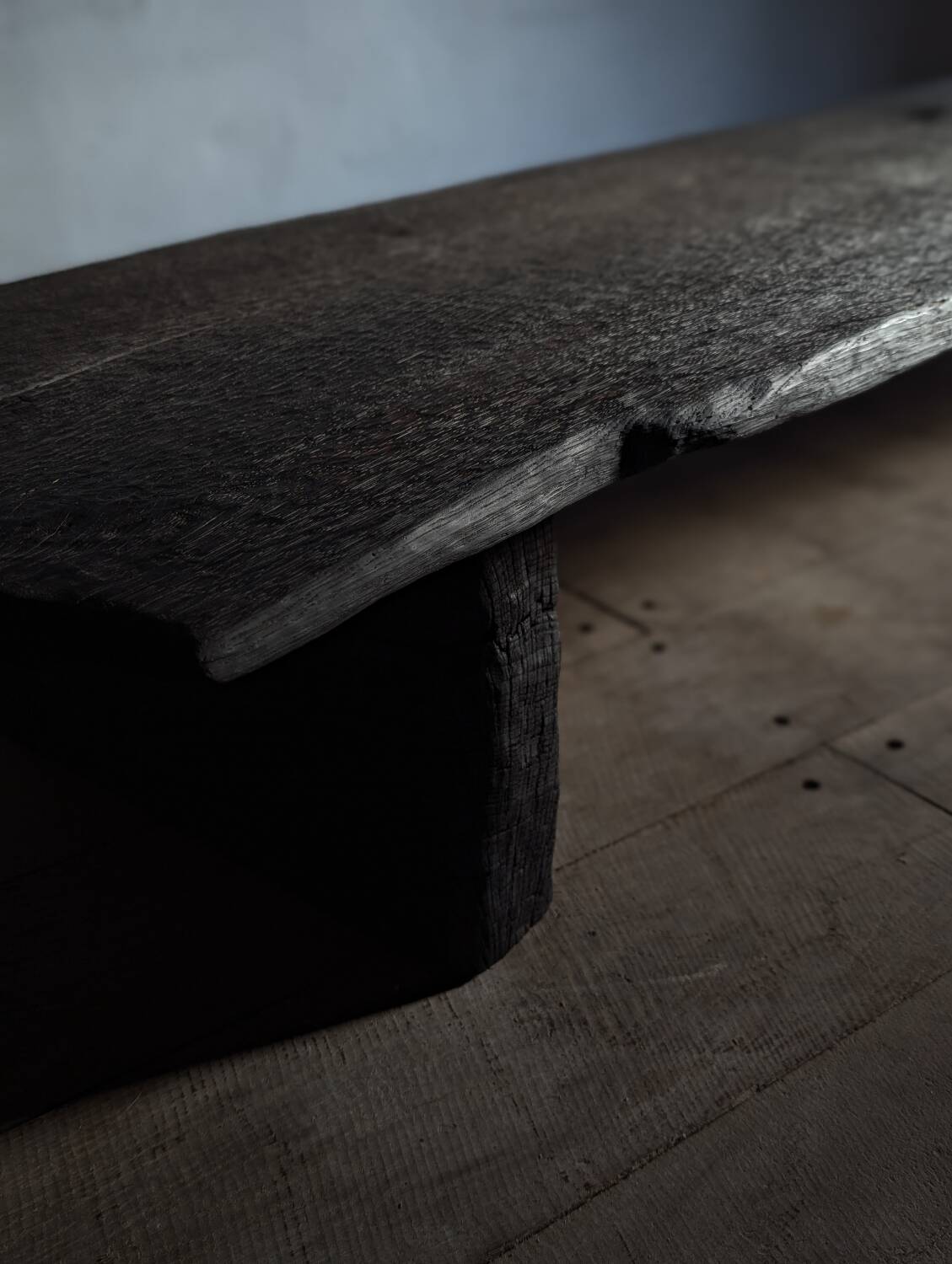 Burnt oak coffee table