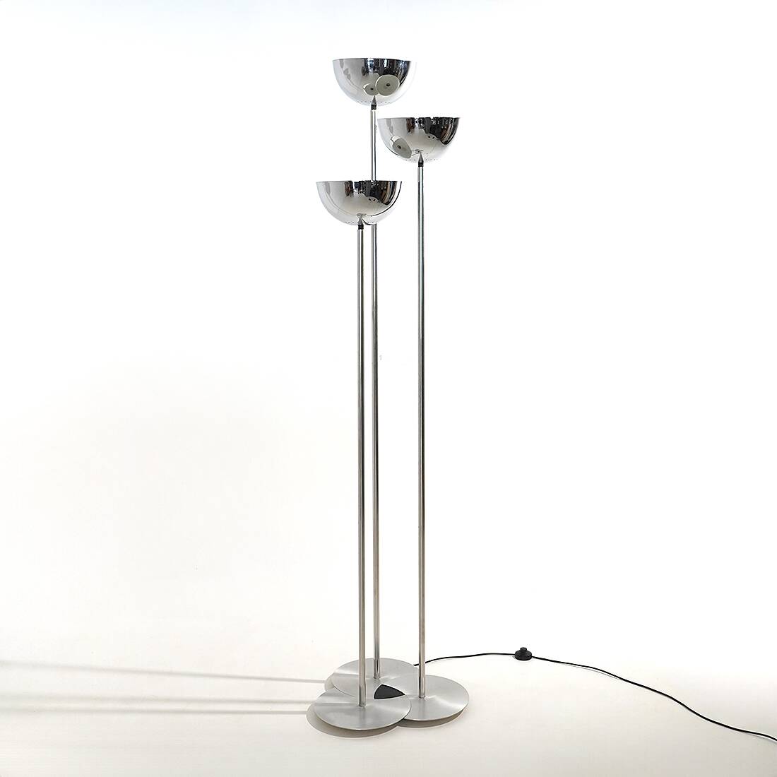 Lampe sur pied à 3 branches Lamperti, années 1970