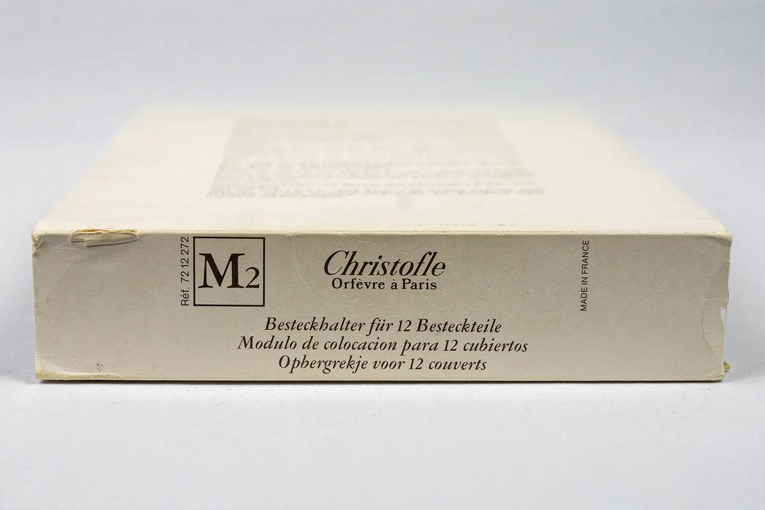 Christofle – 12 silver-plated dessert knives, Spatours model