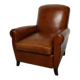 Fauteuil club dossier bombé restauré en crin