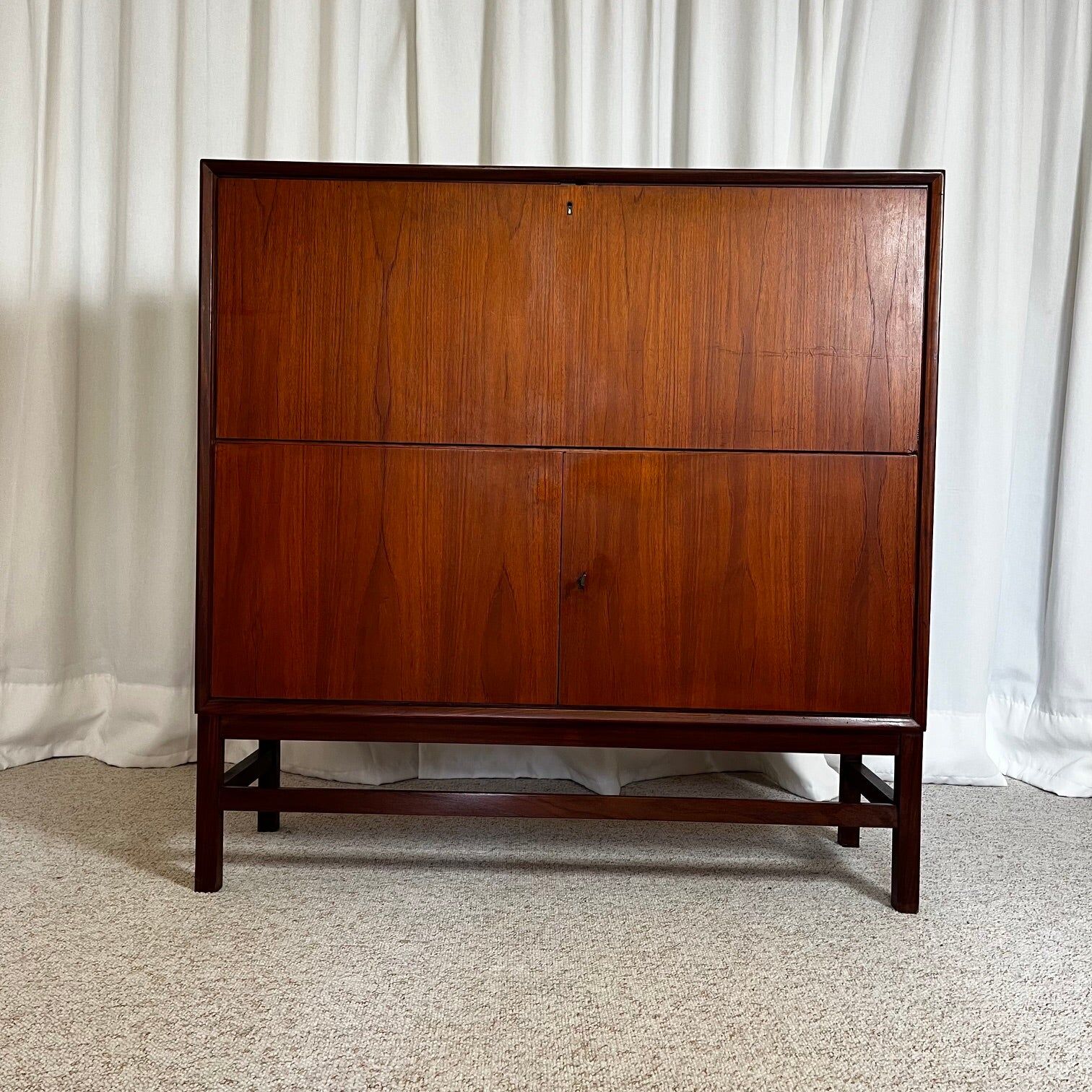 Rare Scandinavian secretary from the 1960s, in the style of Marian Grabinski for IKEA.