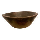 Plat ancien africain en bois exotique