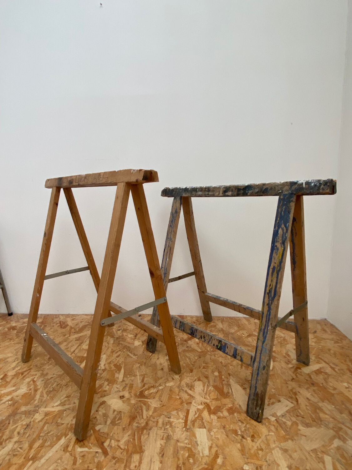 Pair of painter's trestles
