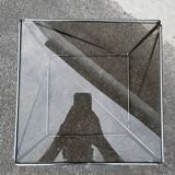 Cube en métal et verre Max Sauze