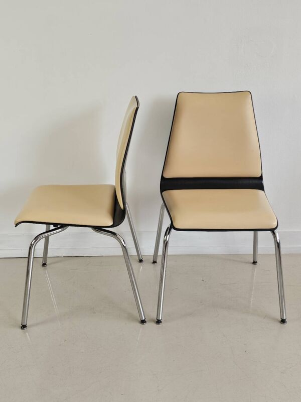 4 chaises de salle à manger Pagholz de Sedus Stoll