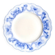 Sarreguemines round dish in blue earthenware, "Basket" service