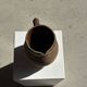 Old beige matte terracotta carafe H24 L16
