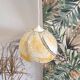 Glass light fixture, yellow and white