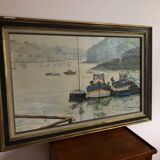 Marine painting oil on canvas