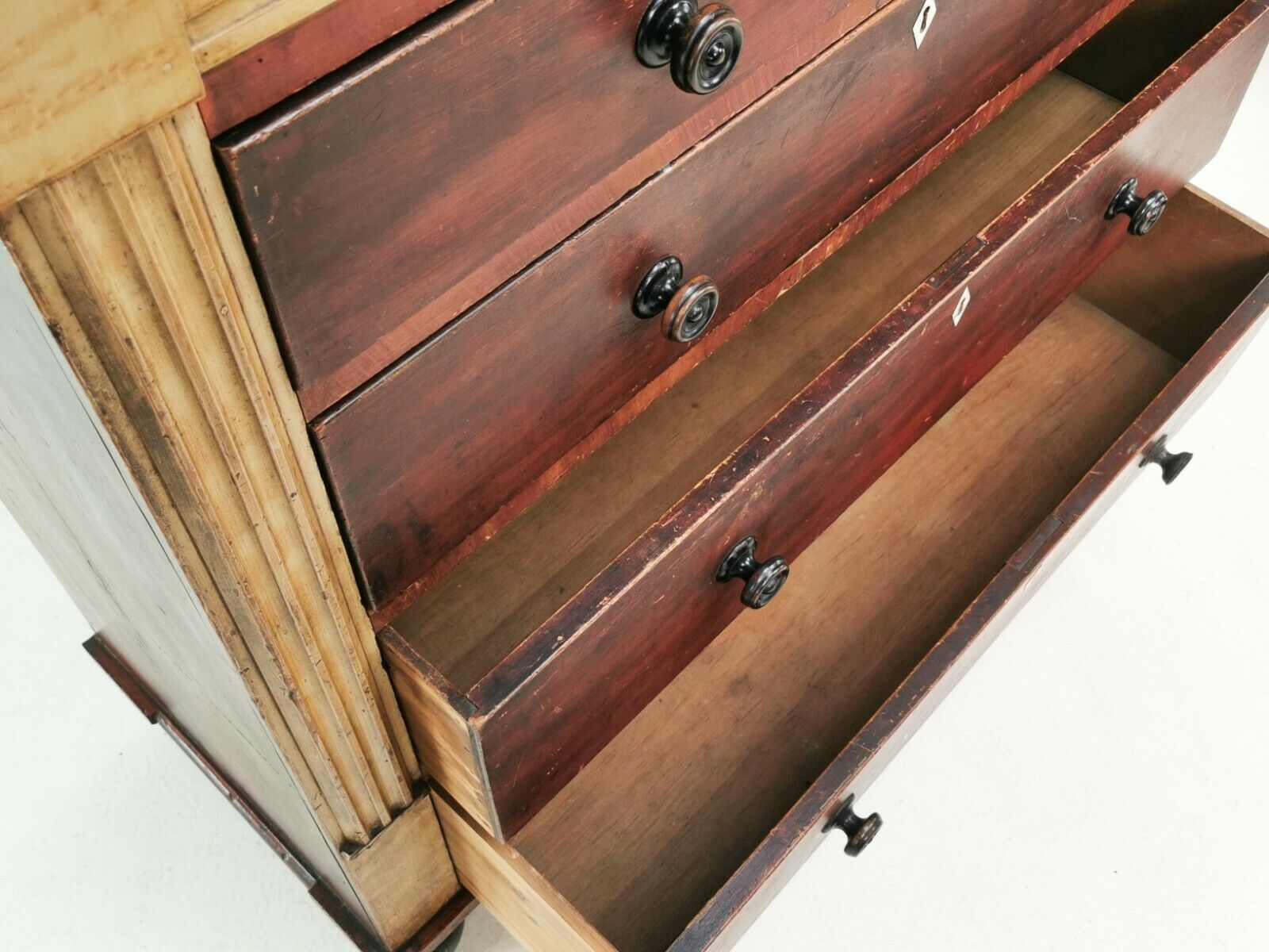 Victorian Scottish Antique Chest Of Drawers